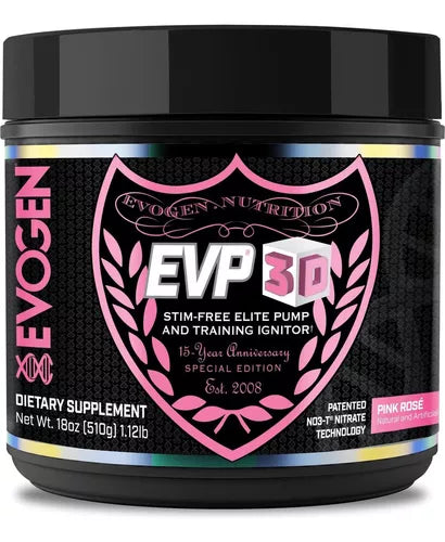 EVOGEN PRE ENTRENO EVP 3D PINK ROSÉ 510 GR (40 servicios)