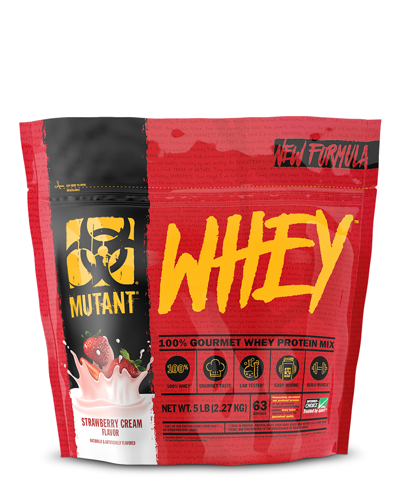 PROTEÍNA Mutant 100% WHEY 5 LBS (63 servicios)