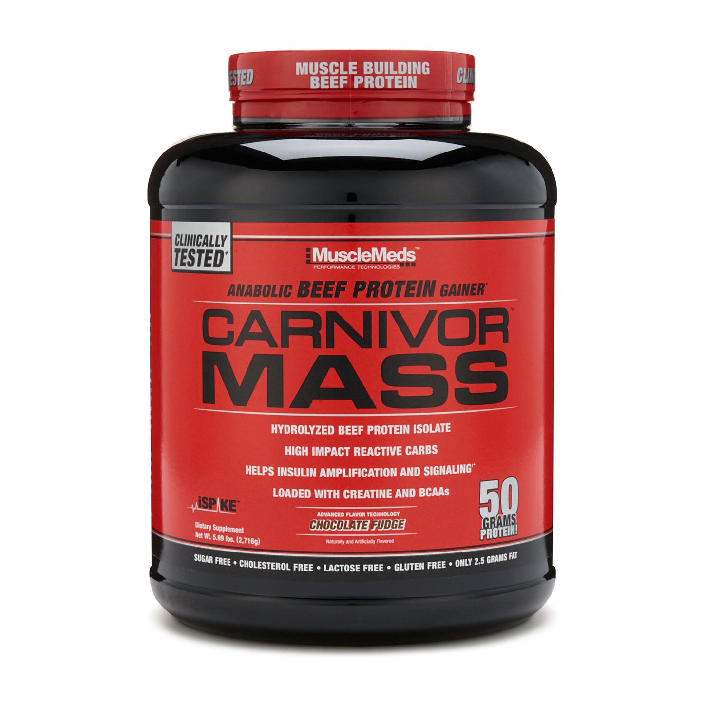 MUSCLEMEDS GANADOR CARNIVOR MASS 6 LBS (14 servicios) CHOCOLATE