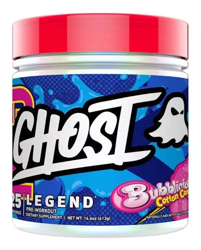 GHOST	PRE ENTRENO	GHOST LEGEND COTTON CANDY 425 GR (25 servicios)