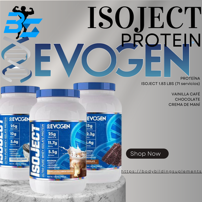 PROTEÍNA	ISOJECT 1.83 LBS (71 servicios)